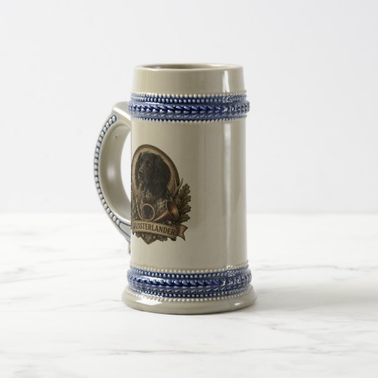 Grote Munsterlander (logo) Bierpul (Voorkant links)