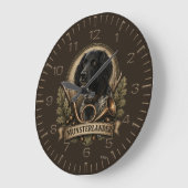 Grote Munsterlander (logo) Klok (Hoek)