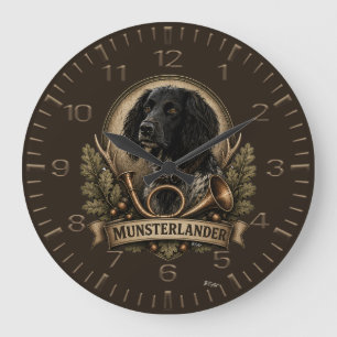Grote Munsterlander (logo) Klok