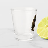 Grote Munsterlander (logo) Shot Glas (Links)