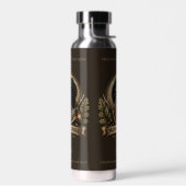 Grote Munsterlander (logo) Waterfles (Links)