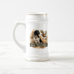 Grote Münsterländer met fazant Bierpul