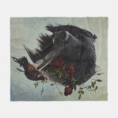 Grote Münsterlander met fazant Fleece Deken (Voorkant (Horizontaal))