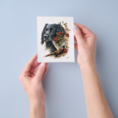 Grote Munsterlander met fazant Flyer (Hand)