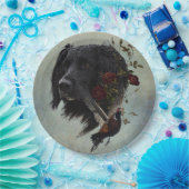 Grote Münsterlander met fazant Papieren Bordje (Feest)