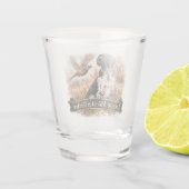 Grote Münsterländer met fazant Shot Glas (Achterkant)