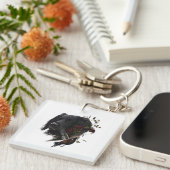 Grote Münsterlander met fazant Sleutelhanger (Voorkant Rechts)