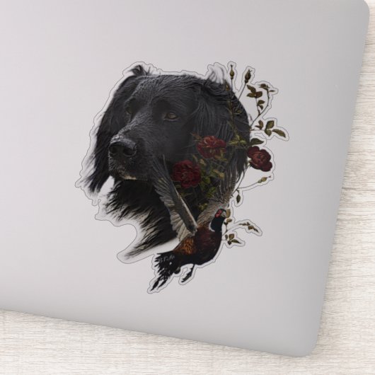 Grote Münsterlander met fazant Sticker (Detail)