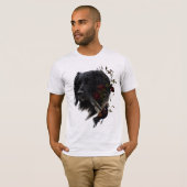 Grote Münsterlander met fazant T-Shirt (Voorkant volledig)