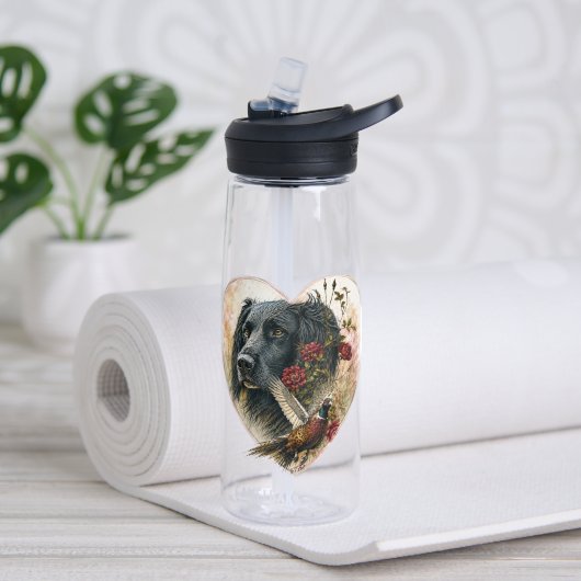 Grote Munsterlander met fazant   Waterfles (Yoga (Gedraaid)  )