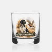 Grote Münsterländer met fazant Whisky Glas (Achterkant)