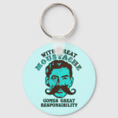 Grote Mustache Sleutelhanger (Voorkant)