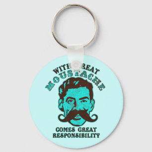 Grote Mustache Sleutelhanger