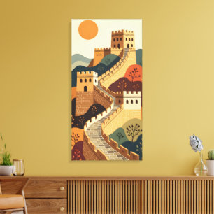 Grote Muur Canvas Afdruk