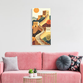 Grote Muur Canvas Afdruk