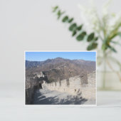 grote muur china briefkaart (Staand voorkant)