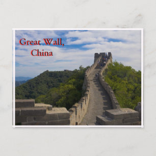 Grote muur China Briefkaart
