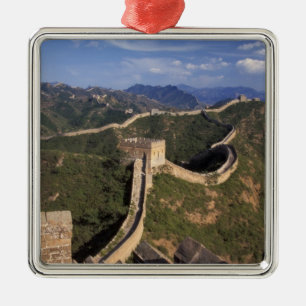 Grote Muur slingerend door de berg, Metalen Ornament