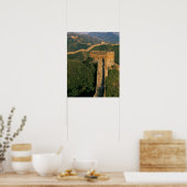 Grote Muur slingerend door het gebergte, China Poster (Keuken)