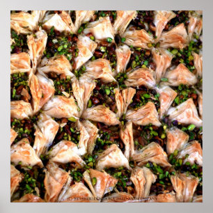 Grote muur van Baklava Poster