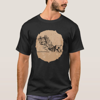 Grote Muur van China 7 wereldwonderen T-shirt