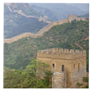 Grote Muur van China bij Jinshanling, China. 2 Tegeltje