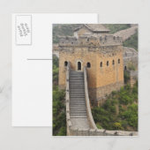 Grote muur van China bij Jinshanling, China, Azië  Briefkaart (Voorkant / Achterkant)