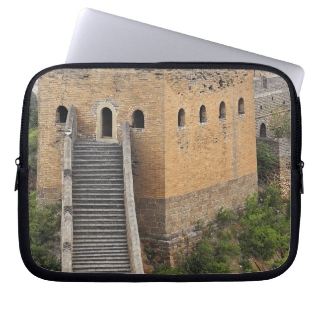 Grote muur van China bij Jinshanling, China, Azië  Laptop Sleeve (Voorkant)