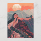 Grote muur van China Briefkaart (Voorkant)
