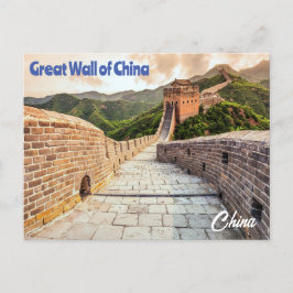 Grote muur van China Briefkaart