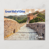 Grote muur van China Briefkaart (Voorkant)