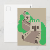 Grote Muur van China Briefkaart (Voorkant / Achterkant)