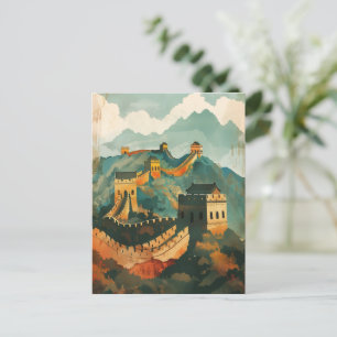 Grote muur van China Briefkaart