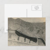 grote muur van china - briefkaart (Voorkant / Achterkant)