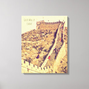Grote muur van China Canvas Afdruk