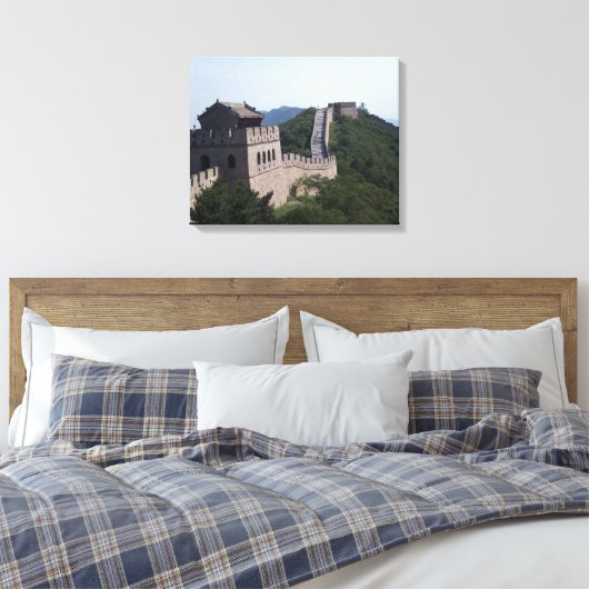 Grote muur van china canvas print (Insitu (Slaapkamer))