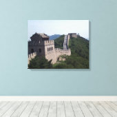 Grote muur van china canvas print (Insitu (Houten vloer))
