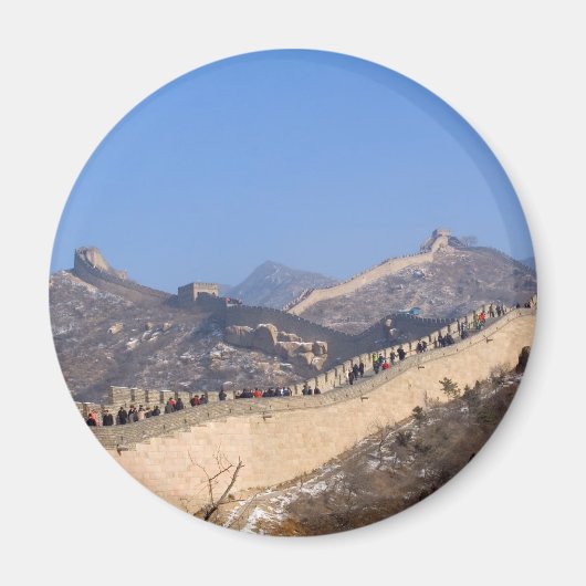 Grote Muur van China in de winter Magneet (Voorkant)
