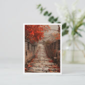 Grote Muur van China Kunst reis beroemde plaats Briefkaart (Staand voorkant)