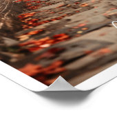 Grote Muur van China Kunst reis beroemde plaats Poster (Hoek)