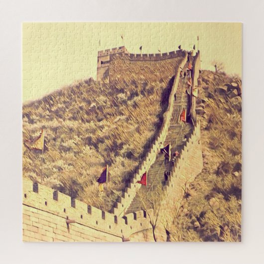 Grote muur van China Legpuzzel (Verticaal)