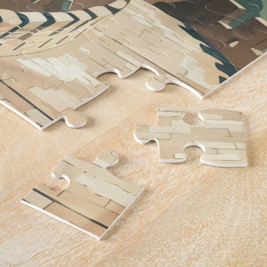 Grote muur van China Legpuzzel (Zijkant)