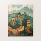 Grote muur van China Legpuzzel (Verticaal)