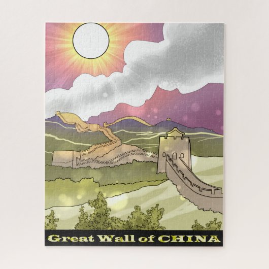 Grote muur van China Legpuzzel (Verticaal)