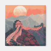 Grote muur van China Magneet (Voorkant)