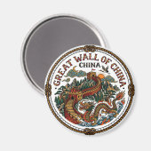 Grote Muur van China Magneet (Voorkant / Achterkant)
