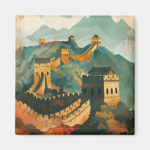 Grote muur van China Magneet