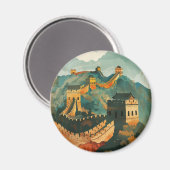 Grote muur van China Magneet (Voorkant / Achterkant)