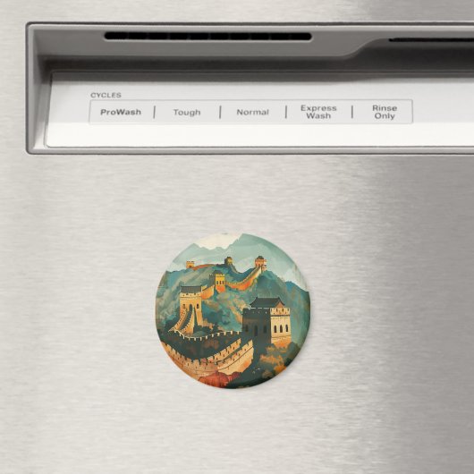 Grote muur van China Magneet (Insitu (Vaatwasser))