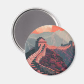 Grote muur van China Magneet (Voorkant / Achterkant)